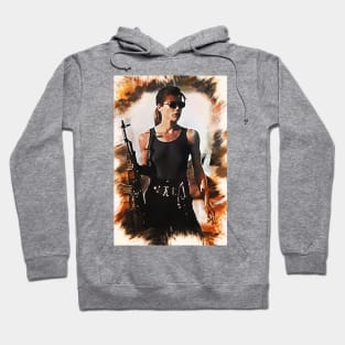 Sarah Connor Portrait Hoodie